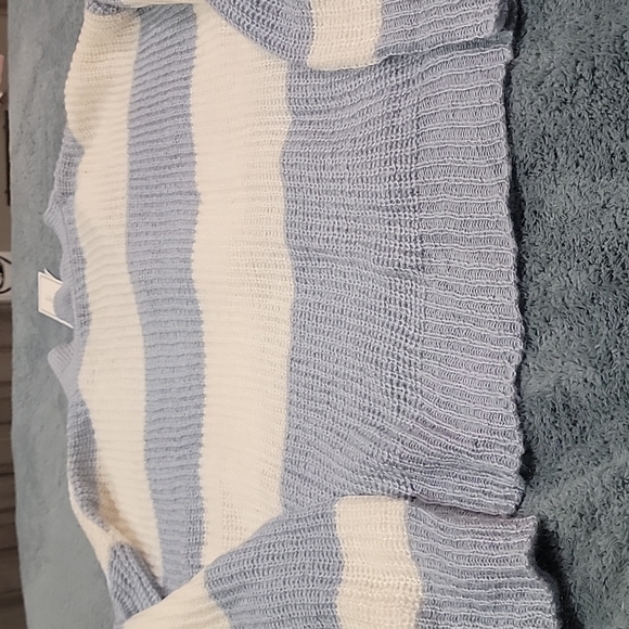 No Comment Striped Collared Sweater NWT!  XL - Picture 6 of 6